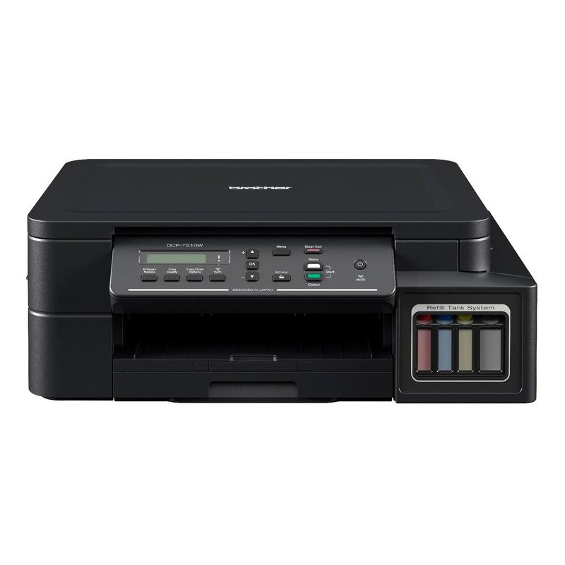 МФУ Brother DCP-T510W InkBenefit Plus струйный A4 WiFi USB черный, DCPT510WR1 DCPT510WR1