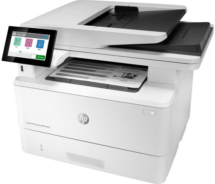 Принтер HP LaserJet Enterprise MFP M430f  (p/c/s/f, A4, 1200dpi, 38ppm (40 high speed), 2Gb, 2trays 100+250, ADF 50, USB/GigEth, Duplex, 1y war, cart. in box 3000, drivers/software not included) 3PZ55A 3PZ55A