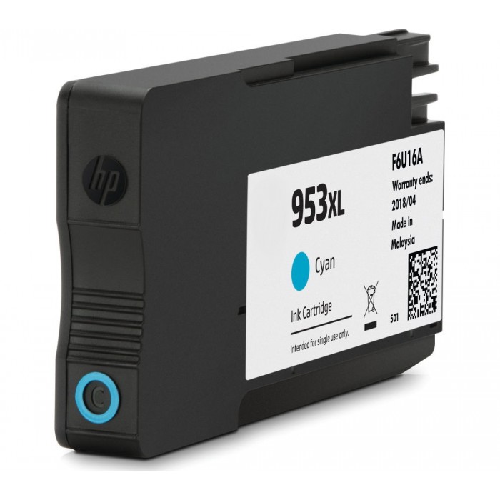 Картридж HP 953XL голубой для HP OJP 8710/8715/8720/8730/8210/8725 (1600стр.) F6U16AE F6U16AE