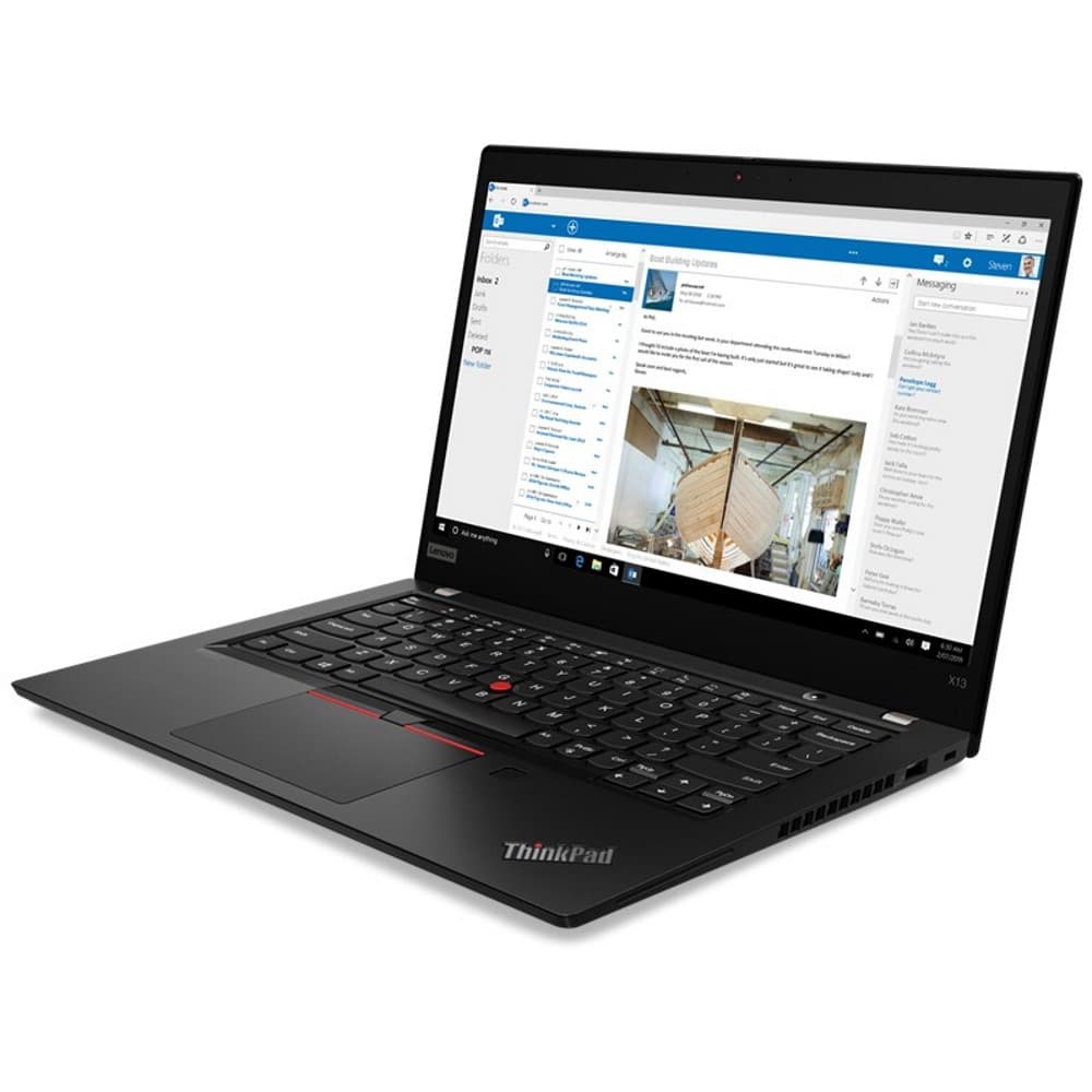 Ноутбук Lenovo ThinkPad X13 G1 Core i5 10210U 8Gb SSD256Gb Intel UHD Graphics 13.3" TN HD (1366x768) Free DOS black WiFi BT Cam () 20T3A07SCD 20T3A07SCD #3