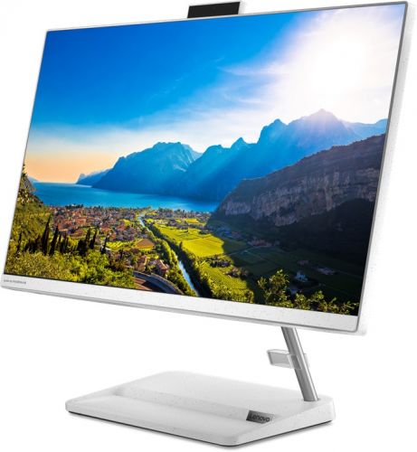 Моноблок Lenovo IdeaCentre 3 24ITL6 All-In-One 23.8" i3-1115G4, 2x4GB DDR4 3200 SODIMM, 256GB SSD M.2, Intel UHD, WiFi, BT, KB&Mouse, NoOS, White, 1Y F0G000B2RK F0G000B2RK