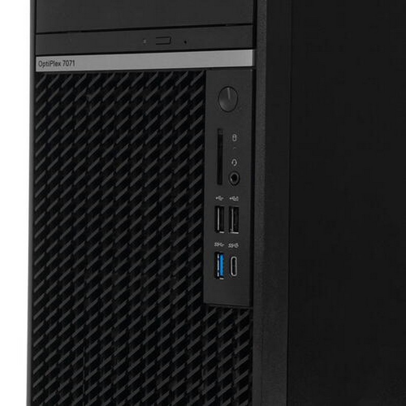 Персональный компьютер Dell Optiplex 7071 MT i7 9700K (3.6)/16Gb/SSD512Gb/GTX1660 6Gb/DVDRW/CR/Windows 10 Professional/GbitEth/WiFi/BT/460W/клавиатура/ мышь/черный/серебристый 7071-2097 7071-2097