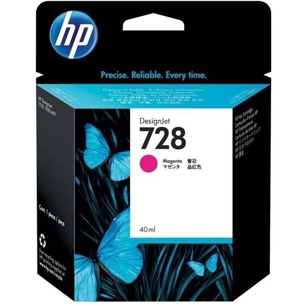 Картридж HP 728 40-ml Magenta для DesignJet T730/T830 F9J62A F9J62A