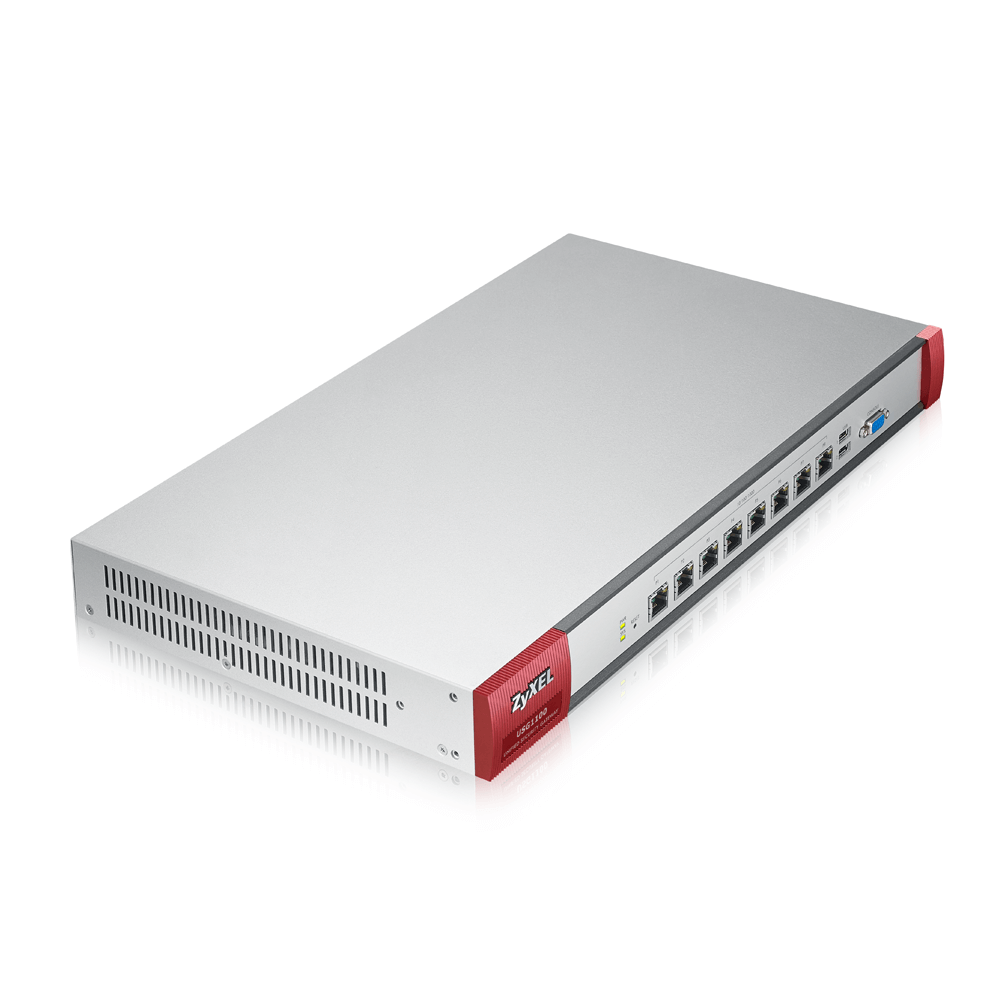 Межсетевой экран ZYXEL 10/100/1000, 8x configurable  UTM Bundle (AS,AV,CF,IDP) 1 YR USG1100-RU0102F USG1100-RU0102F