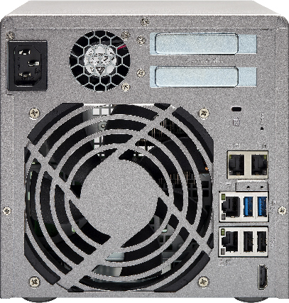 Сетевой RAID-накопитель QNAP Двухъядерный Intel G3250 3,2 ГГц, 4 ГБ. TVS-471-PT-4G TVS-471-PT-4G