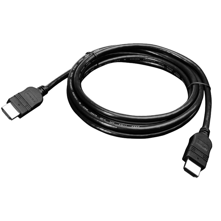 Кабель Lenovo HDMI to HDMI Cable (M to M,  2 meters,  Stereo 3D support, Full 1080+ resolutions at 120Hz, 4k support for up to 2 displays) 0B47070 0B47070