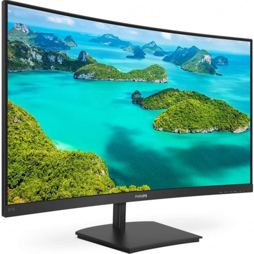 Монитор Philips 23.6" 241E1SCA (00/01) черный VA LED 16:9 HDMI M/M матовая 3000:1 250cd 178гр/178гр 1920x1080 D-Sub FHD 3.54кг 241E1SCA(00/01) 241E1SCA(00/01)