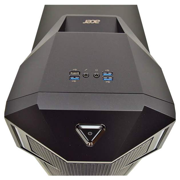 Персональный компьютер Acer Predator PO5-610 i7 8700K (3.7)/32Gb/3Tb 7.2k/SSD256Gb/RTX2080 8Gb/DVDRW/Free DOS/GbitEth/WiFi/BT/73 DG.E0SER.011 DG.E0SER.011