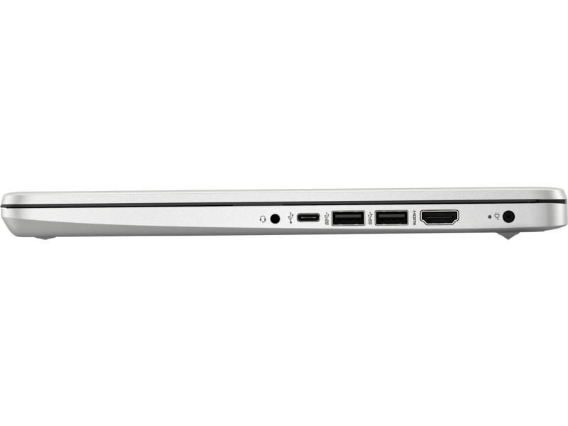 Ноутбук HP 14s-fq1020ur 14"(1920x1080 IPS)/AMD Ryzen 3 5300U(2.6Ghz)/8192Mb/256PCISSDGb/noDVD/Int:AMD Radeon Integrated Graphics/Cam/WiFi/41WHr/war 1y/Natural silver /WinHome + RU kbd 4Z956EA 4Z956EA