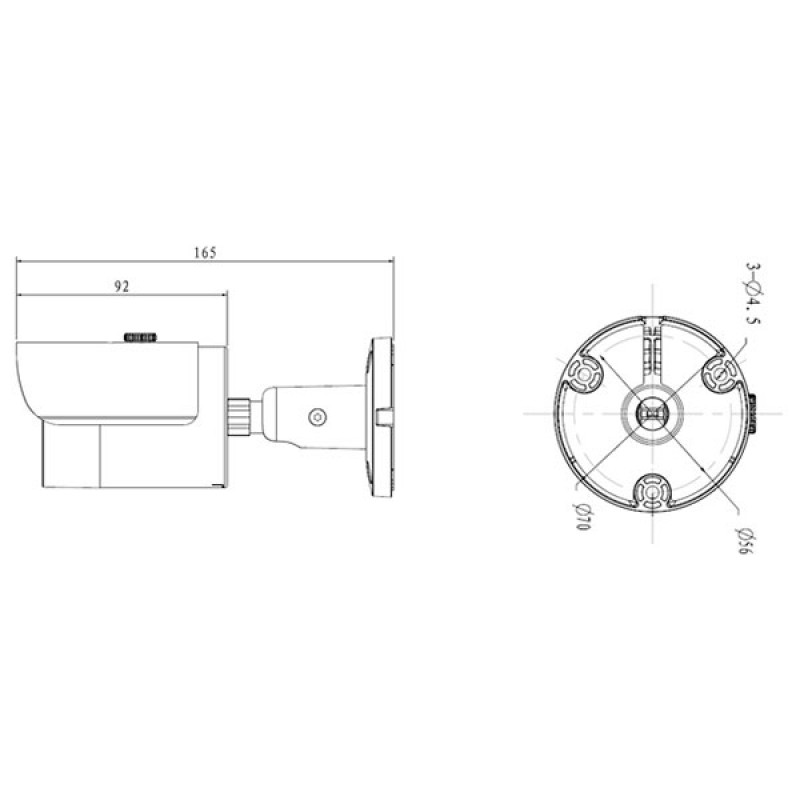 Видеокамера IP Dahua DH-IPC-HFW1220SP-0360B уличная цилиндрическая (2MP; 1/2.7" 2MP CMOS 3,6мм) DH-IPC-HFW1220SP-0360B DH-IPC-HFW1220SP-0360B
