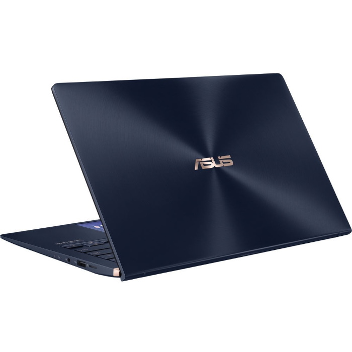 Ноутбук ASUS UX434FQ-AI116T Touch +bag+cable 14"(1920x1080 IPS)/Touch/Intel Core i7 10510U(1.8Ghz)/16384Mb/1024SSDGb/noDVD/Ext:nVidia GeForce MX350(2048Mb)/Cam/BT/WiFi/war 1y/1.49kg/Royal Blue/W10 + ScreenPad / 90NB0RM3-M02620 90NB0RM3-M02620