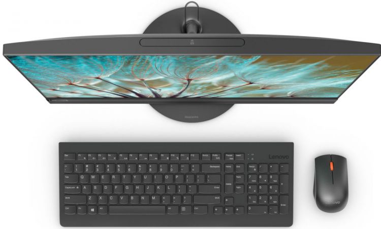 Моноблок Lenovo IdeaCentre 520-24IKU 23.8" Full HD i5 7200U (2.5)/8Gb/1Tb 7.2k/HDG620/DVDRW/Free DOS/GbitEth/WiFi/BT/клавиатура/мышь/Cam/черный 1920x1 (F0D2003TRK) F0D2003TRK