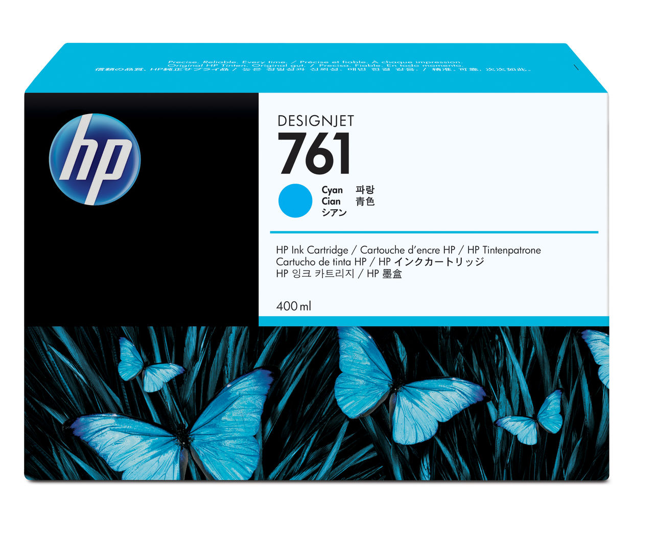 Картридж струйный HP №761 голубой для HP DJ T7100 (400мл) CM994A CM994A
