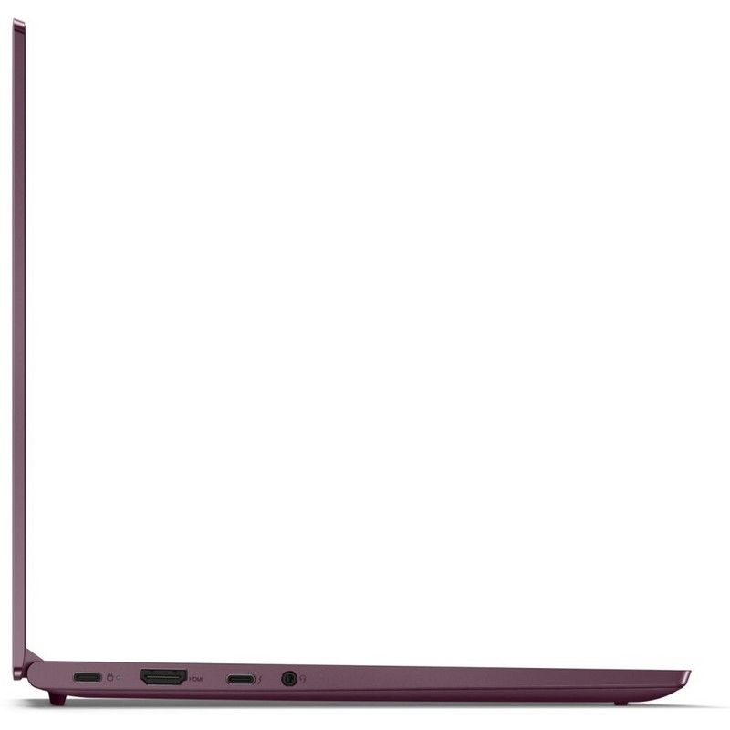 Ноутбук Lenovo Yoga Slim7 14IIL05 14"(1920x1080 IPS)/Intel Core i7 1065G7(1.3Ghz)/16384Mb/512SSDGb/noDVD/Int:Intel Iris Plus/Cam/BT/WiFi/60WHr/war 1y/1.4kg/red/W10 82A10085RU 82A10085RU