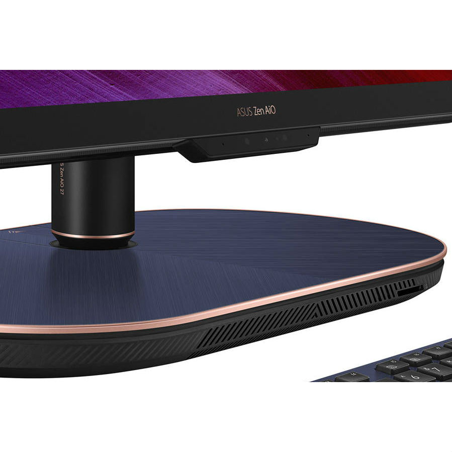 Моноблок ASUS Z272SDT-BA077T Intel i5-8400T/12Gb/1Tb HDD+256 SSD/27" UHD 38402160 Glare Touch/NV GTX 1050/non DVDRW/WL KB mouse/Windows 10 Home/Black  90PT0281-M02070 90PT0281-M02070