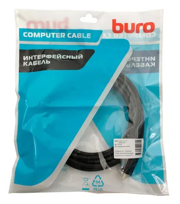 Кабель Buro аудио-видео v. 1.2 DisplayPort (m)/HDMI (m) 5м. Позолоченные контакты черный BHP DPP_HDMI-5 BHP DPP_HDMI-5