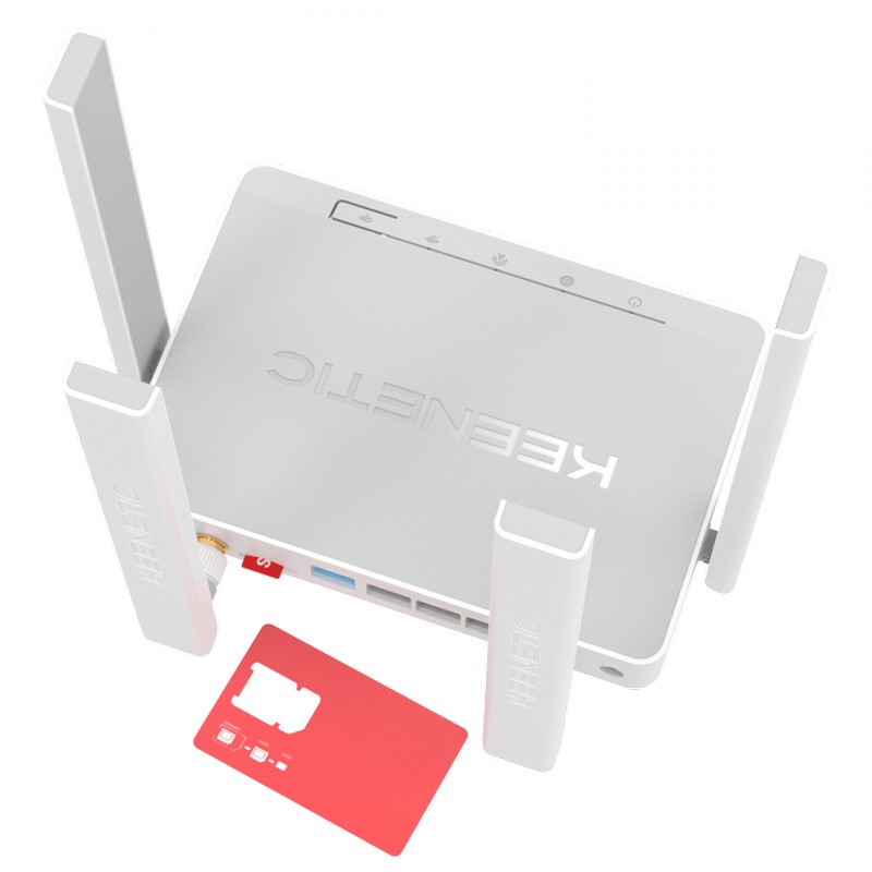 Интернет-центр Keenetic Runner 4G с модемом 4G/3G, Mesh Wi-Fi N300 и 4-портовым Smart-коммутатором KN-2210 KN-2210
