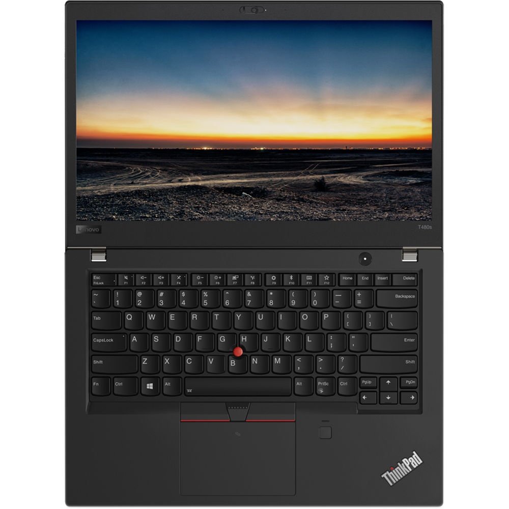 Ноутбук Lenovo ThinkPad T480s, 14.0" IPS, i7-8550U, 16GB, 512GB SSD, IntelHD, LTE, WiFi, BT, Win10Pro 20L7001HRT