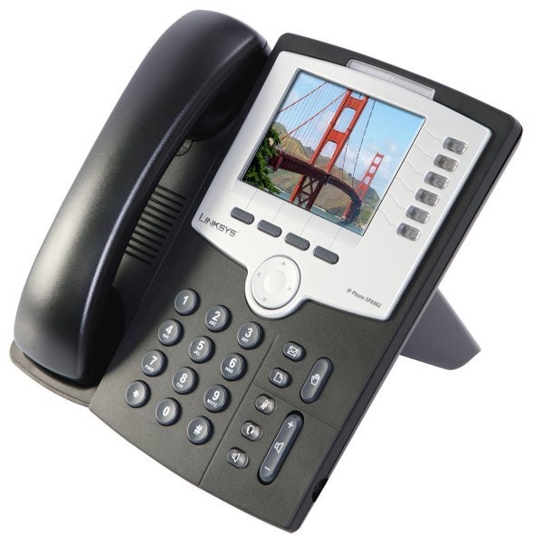 SPA962-EU Телефон 6-Line IP Telephone with 2-Port Switch, PoE and Display SPA962-EU