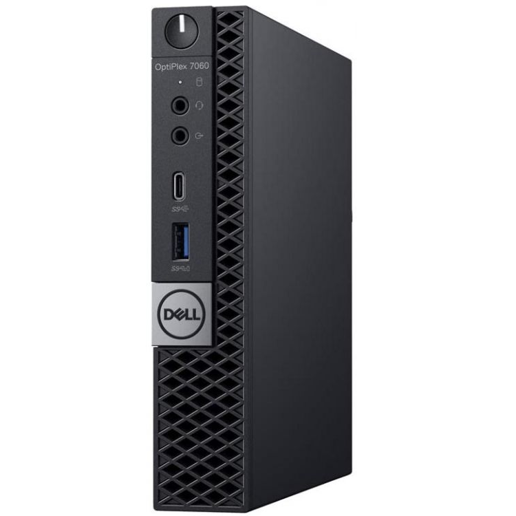 Компьютер Dell Optiplex 7060 Micro Core i5-8500T (2,1GHz)8GB (1x8GB) DDR4256GB SSDIntel UHD 630LinuxvPro, TPM3 years NBD 7060-7724 7060-7724