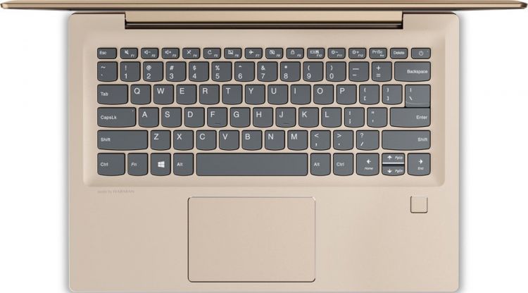 Ноутбук Lenovo IdeaPad 520S-14IKB 14" Core i5 7200U, 8Gb, 1Tb, SSD128Gb, Intel HD Graphics 620, 14", IPS, HD (1920x1080), Windows 10, gold, WiFi, BT, Cam (80X200FDRK) 80X200FDRK