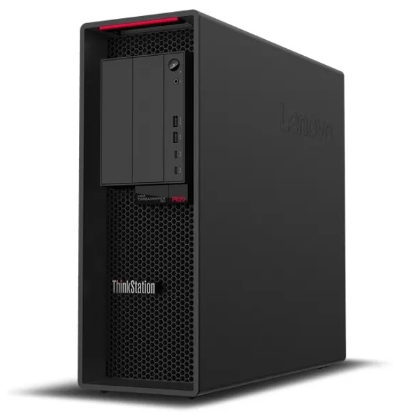 Рабочая станция Lenovo ThinkStation P620 Tower 1000W, AMD TR PRO 3975WX (3.5G, 32C), 2x16GB DDR4 3200 RDIMM, 1x1TB SSD M.2, 1x2TB HDD 7200rpm, NoGPU, USB KB&Mouse, Win 10 Pro64 RUS, 3Y PS 30E0008LRU 30E0008LRU #1