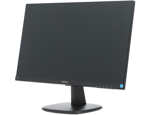 Монитор Philips 23,8" Black (IPS, 1920x1080, D-sub+HDMI+DP, 5 ms, 178°/178°, 250 cd/m, 200M:1, MM) 243V7QJABF (00/01) 243V7QJABF (00/01)