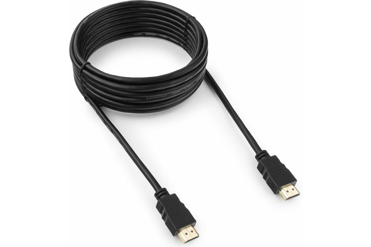 Кабель HDMI Гарнизон 5м, v1.4, M/M, черный, пакет GCC-HDMI-5M GCC-HDMI-5M