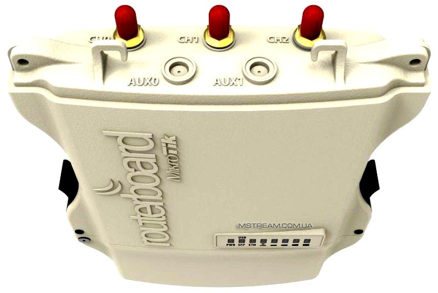 Точка доступа Mikrotik NetMetal 5SHP triple (720MHz CPU, 128MB RAM, 1xGigabit LAN, 1xSFP cage, 1xUSB, built-in 5Ghz 802.11ac 3x3 tripple chain Super high power wireless w three RP-SMA connectors, RouterOS L4, outdo RB921UAGS-5SHPacT-NM RB921UAGS-5SHPacT-NM