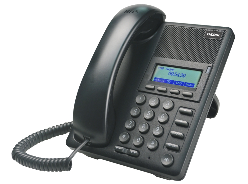 Телефон D-Link VoIP Phone with PoE support, 1 10/100Base-TX WAN port and 1 10/100Base-TX LAN port DPH-120SE/F1C DPH-120SE/F1C