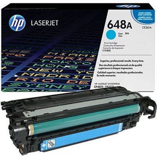 Тонер-картридж HP 648A Cyan для CLJ CP4025/4525 Contract (11000 стр) CE261AC CE261AC
