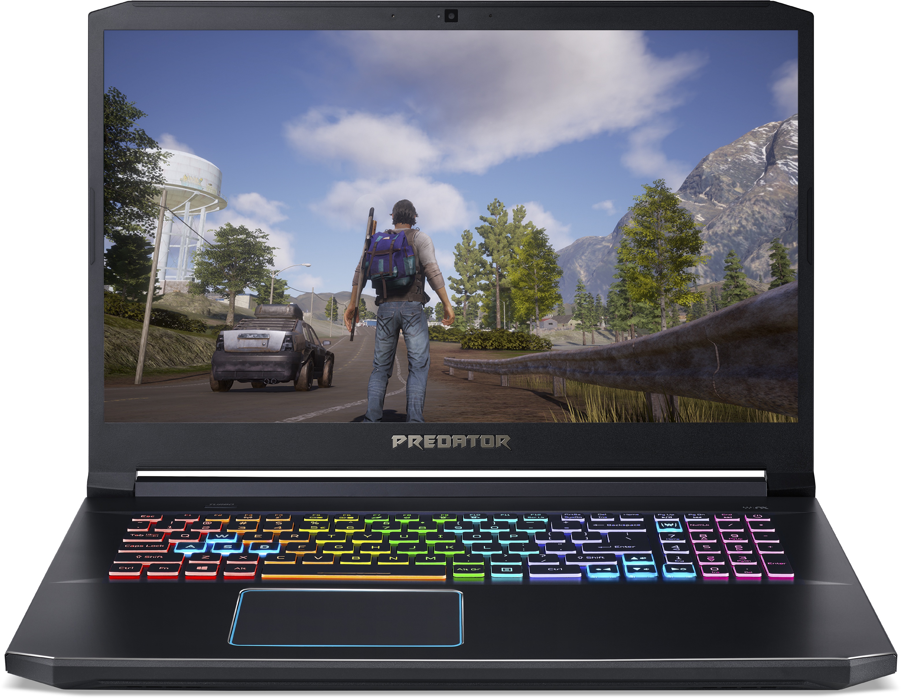 Ноутбук Acer Helios 300 PH317-53-77NQ Core i7 9750H/16Gb/1Tb/SSD256Gb/nVidia GeForce RTX 2060 6Gb/17.3"/IPS/FHD (1920x1080)/Linux/black/WiFi/BT/Cam NH.Q5QER.01A NH.Q5QER.01A