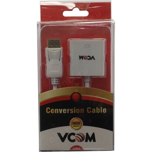 Кабель-переходник VCOM DisplayPort M-> VGA F 0.15м CG603 CG603 #3