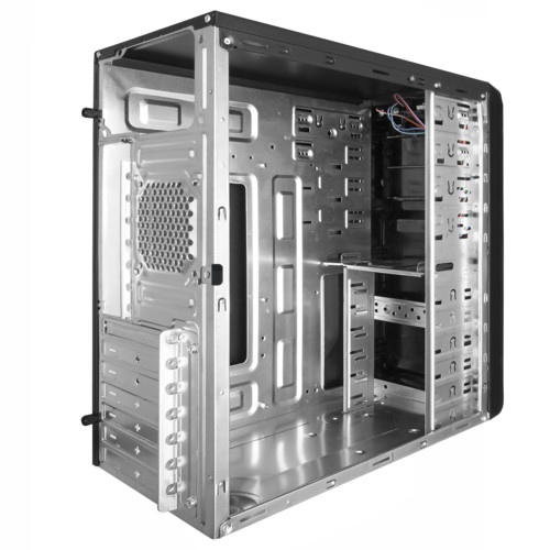 Корпус Exegate Miditower Exegate AB-221 <Black, БП AB400, 80mm, ATX, 3*SATA, USB, Audio> EX247935RUS EX247935RUS