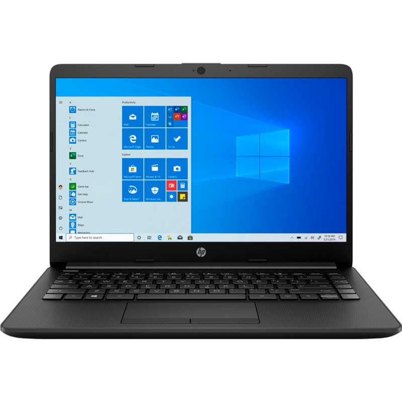 Ноутбук HP 14-dk1014ur Athlon Gold 3150U/4Gb/SSD256Gb/AMD Radeon 530 2Gb/14"/HD (1366x768)/Windows 10/black/WiFi/BT/Cam 22M70EA 22M70EA