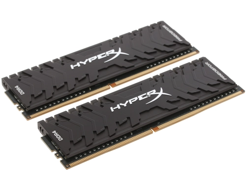Модуль памяти Kingston 16GB DDR4 2666 DIMM XMP HyperX Predator Black Gaming Memory Non-ECC, CL13, 1.35V, Kit (2x8GB), Retail  (265897) HX426C13PB3K2/16 HX426C13PB3K2/16