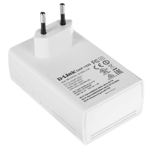 Повторитель D-Link Wireless AC750 Dual-band Range Extender. DAP-1520/RU/A1A DAP-1520/RU/A1A