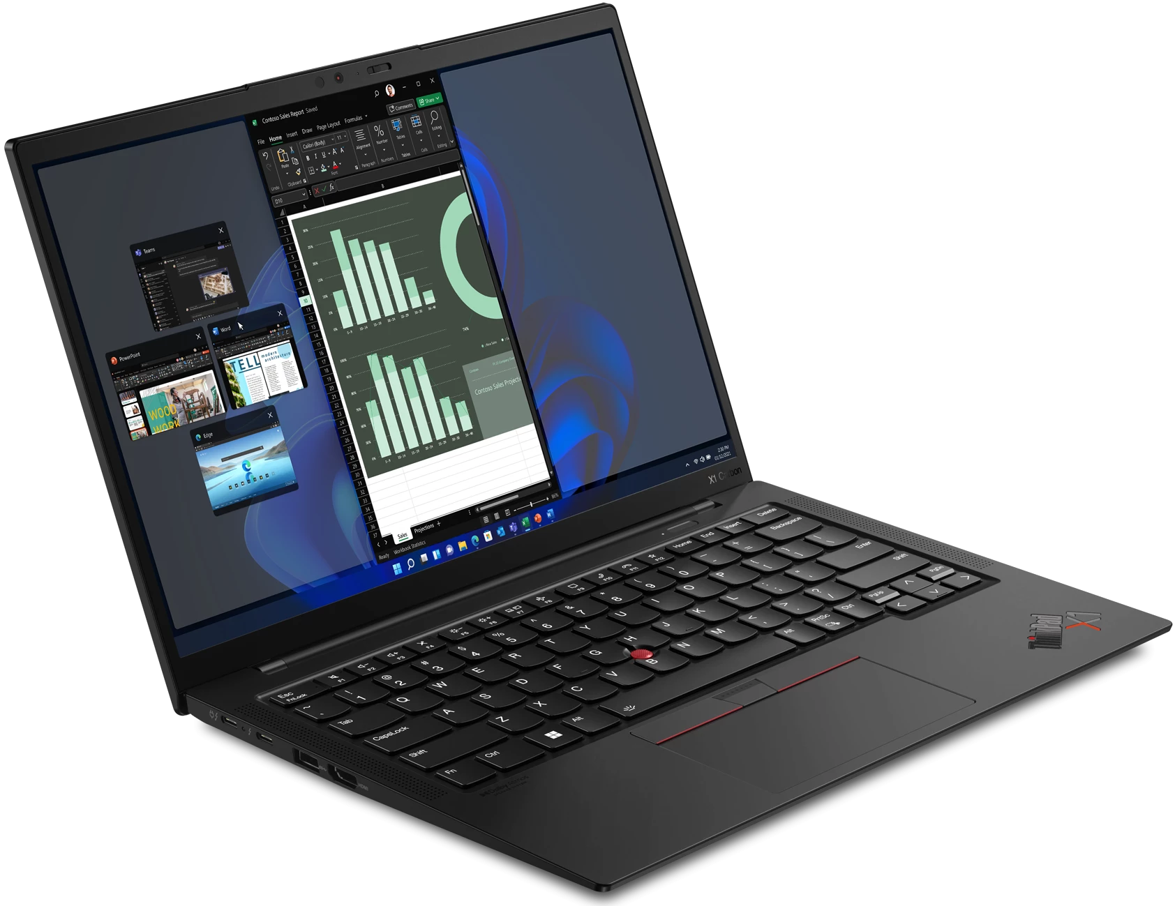 Ноутбук Lenovo  ThinkPad X1 Carbon G10 14" 2.2K IPS i7-1260P/16GB/1TB SSD/LTE/DOS 21CB008JRT 21CB008JRT #5