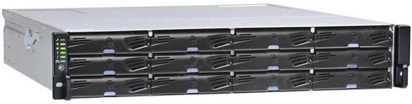 Дисковая полка Infortrend JB 3012R 2U/12bay dual redundant controller expansion enclosure 4x 12Gb SAS ports, 2x(PSU+FAN module), 12xdrive trays, 2x 12G to 12 G SAS cables and 1xRackmount kit(JB 3012R) JB3012R10A0-8U32 JB3012R10A0-8U32