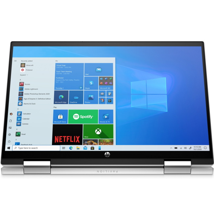 Ноутбук HP Pavilion 14x360 14-dy0007ur 14"(1920x1080 IPS)/Touch/Intel Core i3 1125G4(2Ghz)/8192Mb/512PCISSDGb/noDVD/Int:Intel UHD Graphics - UMA/Cam/WiFi/war 1y/Natural silver /W10 + fingerprint 3B3Q8EA 3B3Q8EA