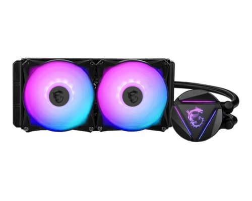 Система охлаждения жидкостная MSI MAG CORELIQUID 240R  / 2x120mm, PWM, ARGB / 306-7ZW1B37-813  MAG CORELIQUID 240R MAG CORELIQUID 240R