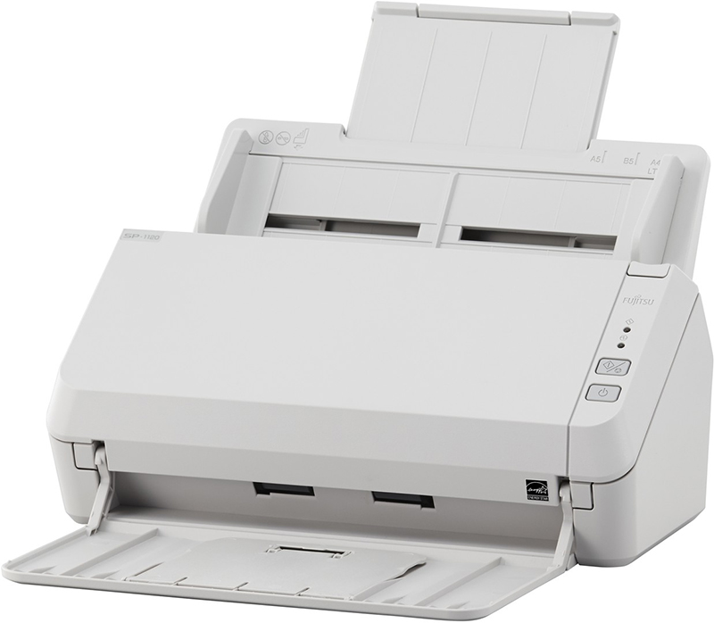 Сканер Fujitsu SP-1120 двухсторонний, 20 стр./мин, ADF 50, USB 2.0, A4, нагрузка 1500 стр./день PA03708-B001 PA03708-B001