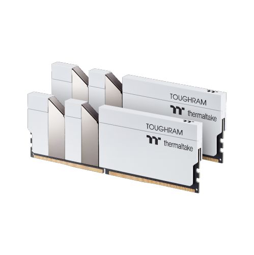 Модуль памяти Thermaltake 16GB DDR4 3200 DIMM TOUGHRAM White Gaming Memory Non-ECC, CL16, 1.35V, Heat Shield, XMP 2.0, Kit (2x8GB), RTL RTL (525343) R020D408GX2-3200C16A R020D408GX2-3200C16A