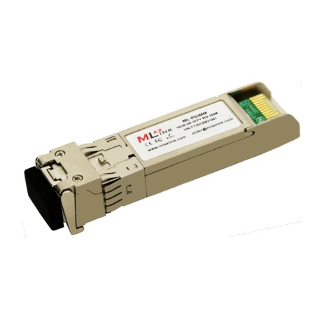 Модуль MlaxLink ML-P10G-02DFM-2V31LD оптический многомодовый SFP+, 10Гб/с, 0.22км, 1310нм, 2xLC, DDM ML-P10G-02DFM-2V31LD ML-P10G-02DFM-2V31LD