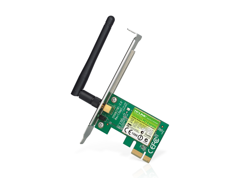 Сетевая карта TP-Link 150n, 802.11b/g/n, PCI Express, 1 съёмная антенна TL-WN781ND TL-WN781ND