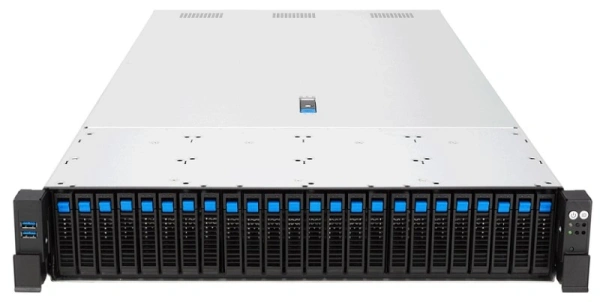 Серверная платформа ASUS RS720A-E12-RS24U 2xSP5(LGA 6096; up to 400W),24xDDR5 RDIMM(up to 6TB),24xNVMe/SATA(16 NVMe+8x NVMe/SATA/SAS),soft RAID,2xM.2 slot,8 PCIeGen5+1xRAID slot+OCP 3.0,2x10GBe,2x2600W,ASMB11-Ikv 90SF02E1-M006D0 90SF02E1-M006D0