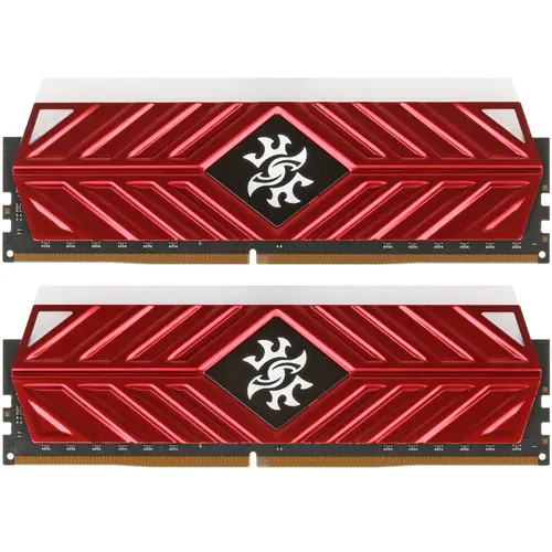 Модуль памяти ADATA 16GB DDR4 3200 DIMM XPG SPECTRIX D41 RGB Red Gaming Memory Non-ECC, CL16, 1.35V, 1024x8, Kit (2x8GB), RTL (775258) AX4U320038G16A-DR41 AX4U320038G16A-DR41