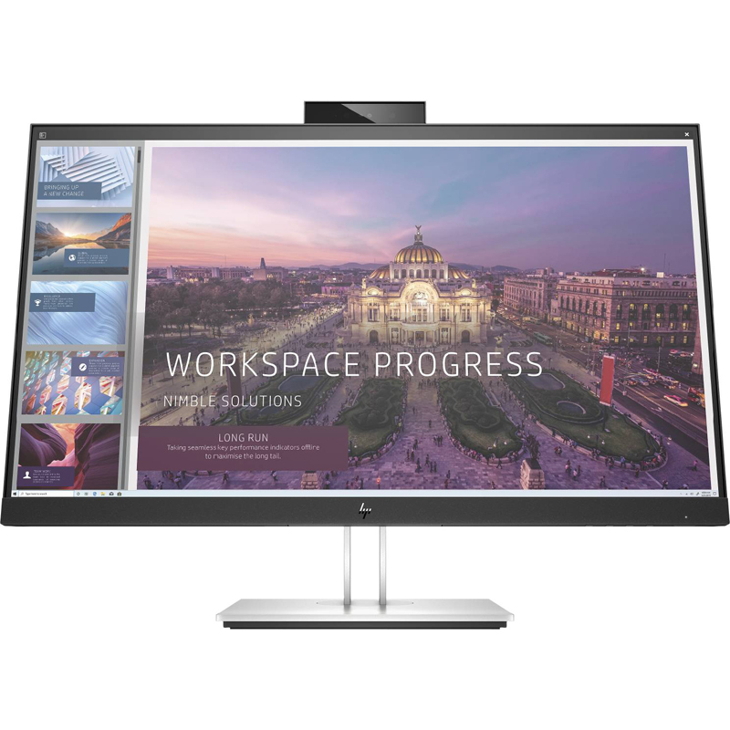 Монитор HP 23.8" EliteDisplay E24d G4 FHD Docking Monitor 1920x11080, IPS, 250 cd/m2, 1000:1, 5ms, HDMI, DP, 100w USB Type-C, RJ-45, USB 3.1, Eye Ease, webcam, height, tilt, swivel, pivot, Black&Silver 6PA50A4 6PA50A4