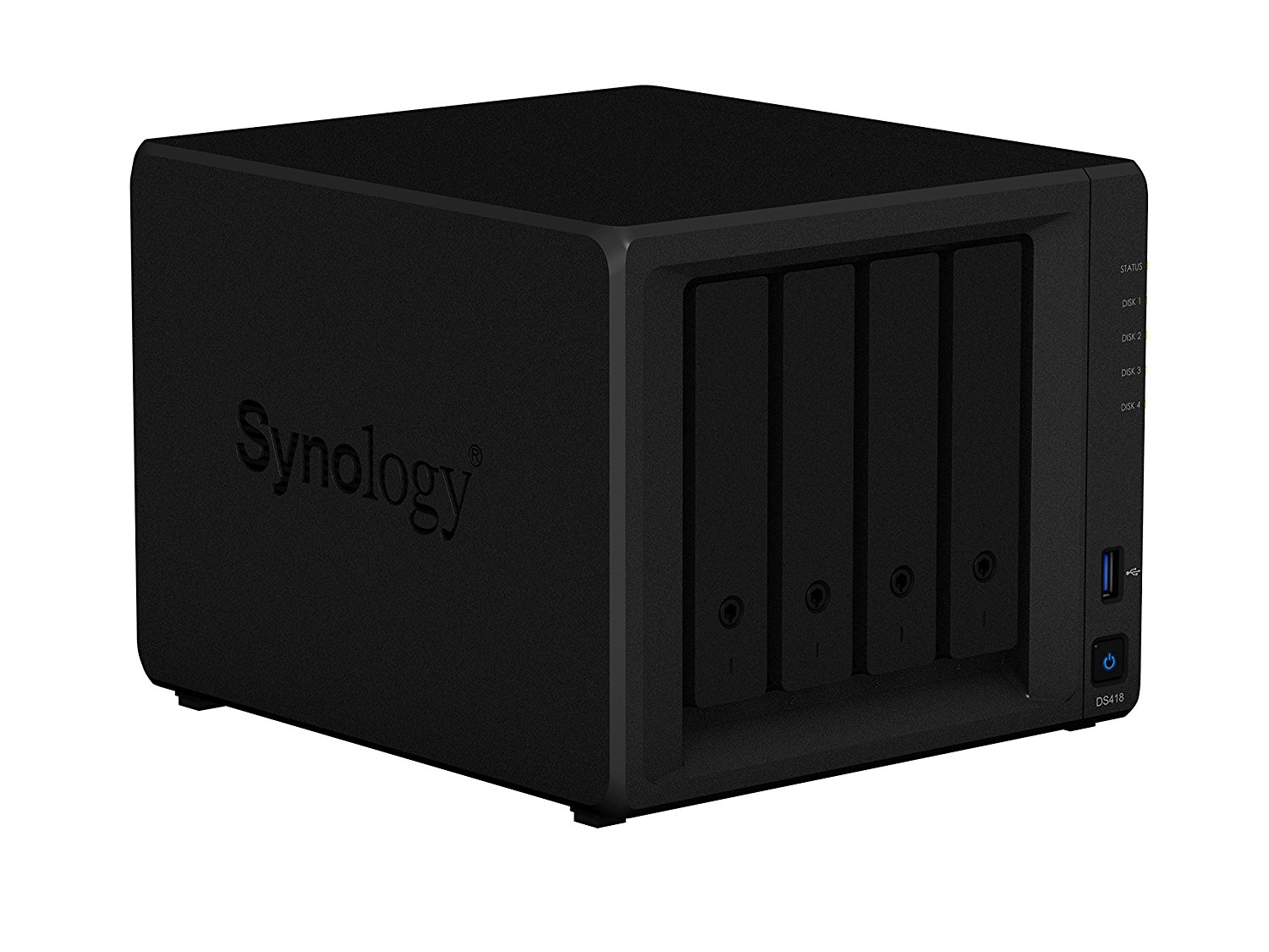 СХД Synology DS418 Realtek RTD1296 4C 1.4GHz,2GB DDR4,4*2.5"/3.5" SATA HDD/SSD,2*1GbE,2*USB3.2,1*USB2.0,iSCSI,2xIPcam(upto 30),1xPS DS418 DS418 #2