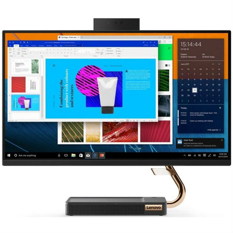 Моноблок Lenovo IdeaCentre AIO A540-24ICB   23.8"(1920x1080)/Intel Core i7 9700T(2Ghz)/8192Mb/1024SSDGb/noDVD/Int:Intel UHD Graphics 630/BT/WiFi/war 1y/black/W F0EL001NRK F0EL001NRK